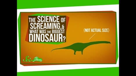 The Science of Screaming, And What Was the Biggest Dinosaur?