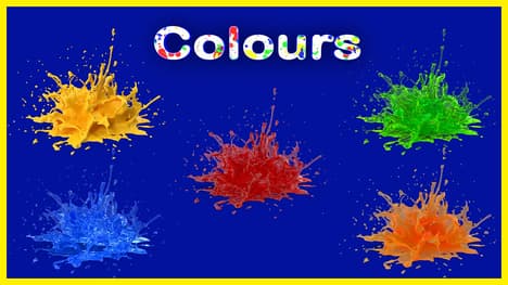 Colour Flashcards for Toddlers