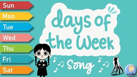 Days of the Week Song (To the Tune of The Addams Family)