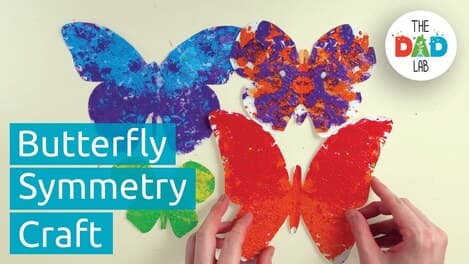 DIY Craft: Melted Crayon Butterfly