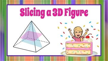 Slicing a 3D Figure