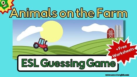Animals on the Farm Guessing Game