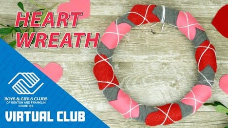 DIY Valentine's Day Craft Project: How To Make A Heart Wreath