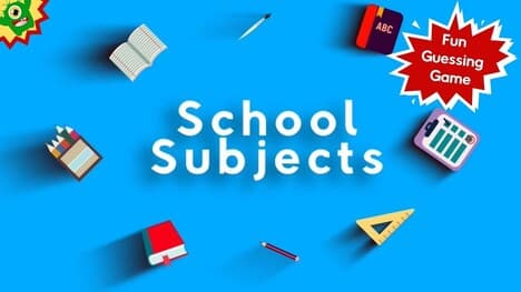 School Subjects Guessing Game