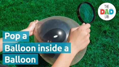 Science Experiment: Pop a Balloon Inside A Balloon Using the Sun