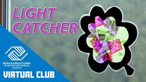 Art Project For Kids: How To Make A Light Catcher