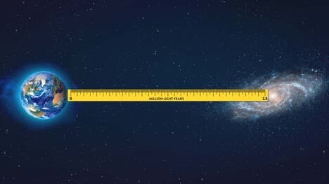 Measuring the Universe With a 14-Billion Light-Year Ruler