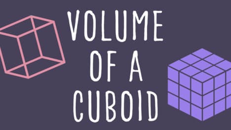 Finding the Volume of a Cuboid