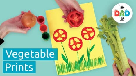 How to Paint With Vegetables