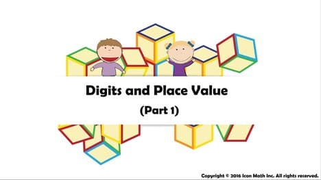Digits and Place Value (Part 1)