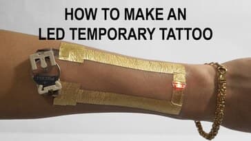 How to Make an LED Temporary Tattoo – Cool Wearables