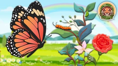 How Does A Caterpillar Become a Butterfly? | The Butterfly Metamorphosis Song | KLT WILD