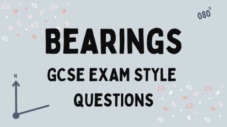 Bearings GCSE Practice Questions