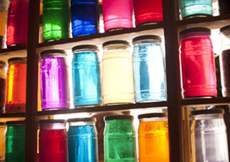 What is glass made of?