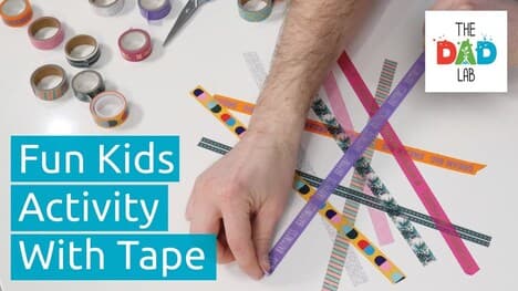 Tape Activity for Preschoolers