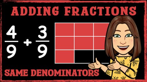 Adding Fractions with Same Denominators