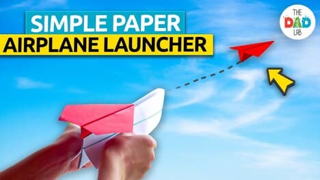 How to Make a Paper Airplane and Launcher