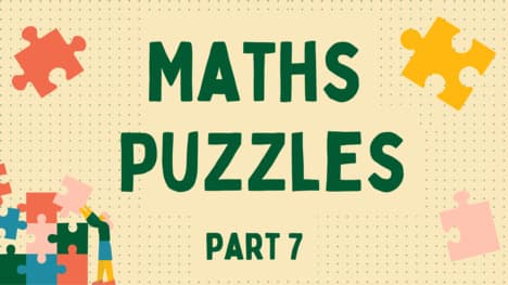 4 Maths Puzzles With Answers