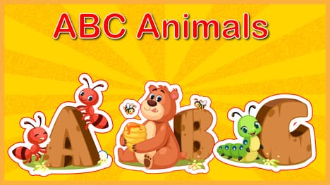 ABC Animals Flashcards