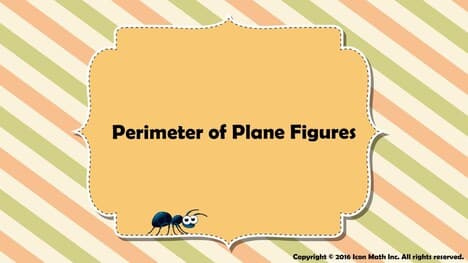 Perimeter of Plane Figures