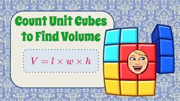 Counting Unit Cubes to Find Volume