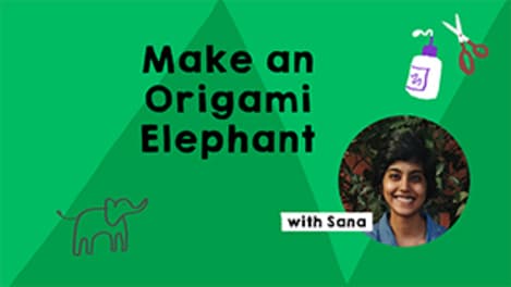 Origami Elephant Craft