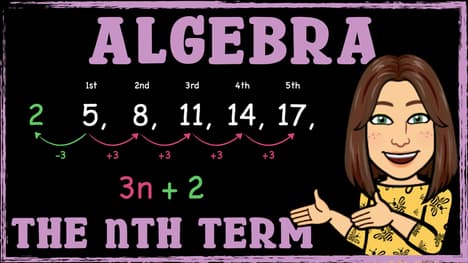 Algebra | The nth Term | Maths with Mrs. B