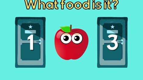Food Vocabulary ESL game | Which Door is the Food Behind