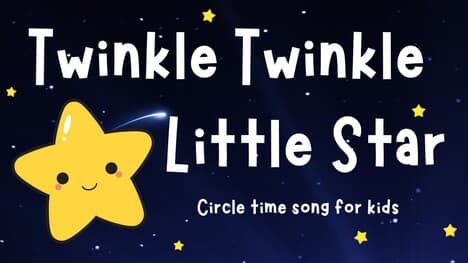 Twinkle Twinkle Little Star | Circle Time Songs For Kids | 4K