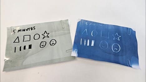 Sun Paper Science Project