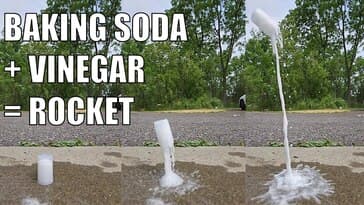 Baking Soda and Vinegar Rockets | Science Project