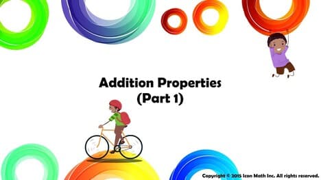 Addition Properties (Part 1)