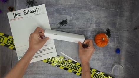 Halloween Paper Science Experiments