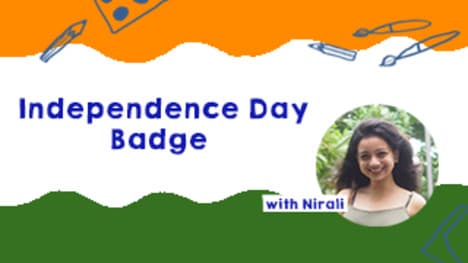 Patriotic Pins - Independence Day Badge