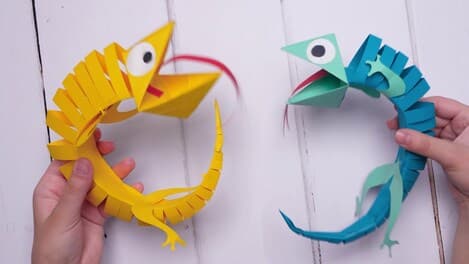 DIY Craft: Easy Paper Lizard