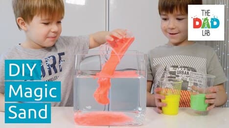 How to Make Magic Sand that Never Gets Wet
