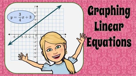 Graphing Linear Equations Using a Table of Values