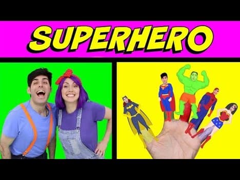 Superhero Finger Family Song - Songs For Kids By Bella & Beans TV