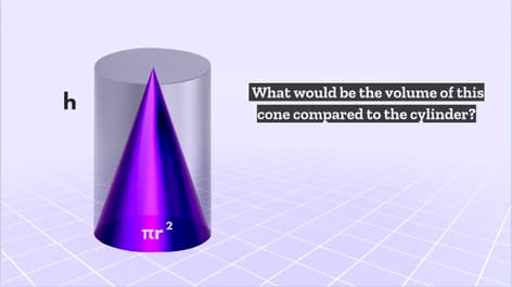 Easy Cone Volume Calculation with Cylinder Formula