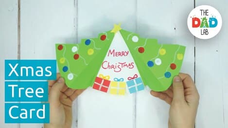 How to Make Christmas Tree Card