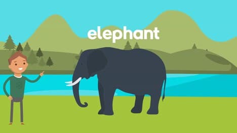 Letter E ESL English Sounds | ESL Letter E Video | The Letter E vocabulary ESL video for beginners