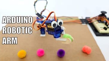 Popsicle Stick Robotic Arm with Arduino