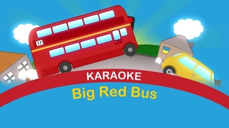 BIG RED BUS | Karaoke For Kids | Nursery Rhymes TV | Sing Along English Songs For Kids