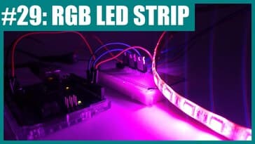 Analog RGB LED Strip Control with Arduino (Lesson #29)