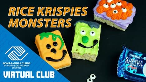 Halloween Treat: How To Make Rice Krispies Monsters
