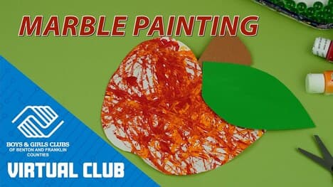 Marble Painting Project: How To Make A Colorful Apple