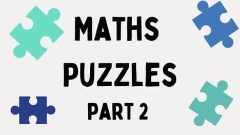 Maths Puzzles and Solutions Part 2