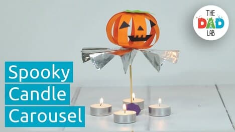 How To Make a Candle Carousel for Halloween