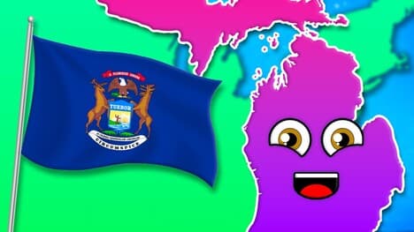Learn About The Geography Of Michigan! | US Geography Songs For Kids