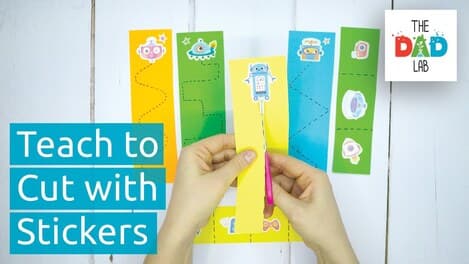 Scissor Skill Activity for Preschoolers
